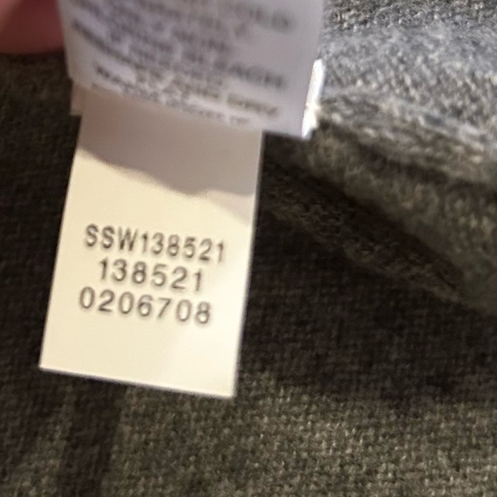 J. Jill Cashmere Sweater Size Medium Gray Open Front Cardigan - Picture 7 of 10